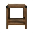 thumbnail image 3 of Table d'Appoint en Bois Rustique - Bois de Grange Récupéré, 3 of 8