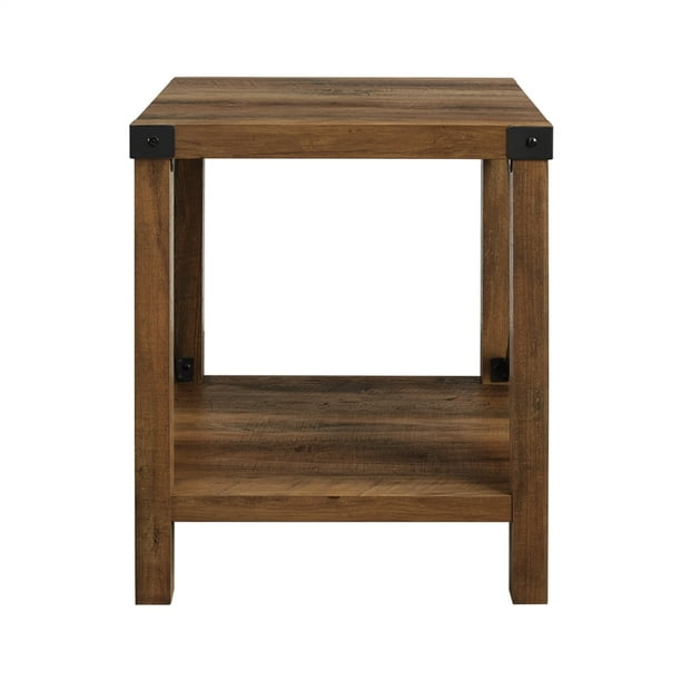 Reclaimed barnwood sale end tables