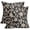 Black, variant on Black Floral Pillow Covers 18x18 Set of 2 Brown Cream Vintage Flower Block Print Pattern Decorative Throw Pillowcases Outdoor Rustic Farmhouse Square Cushion Cases Decor for Home Couch Sofa Bed