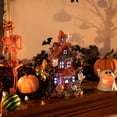thumbnail image 4 of Valery Madelyn 9" Pre-Lit Musical Happy Haunted House, Halloween Village Tabletop Decoration, 4 of 7