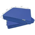 thumbnail image 7 of 2 Pack 24"x22"x4" Memory Foam Platform Water-resistant Cushions for Outdoor Patio Seats, 7 of 7