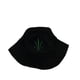 thumbnail image 2 of Gorro de pesca anti UV, ala ancha, escalada al aire libre, senderismo, sombrero bordado de verano (negro), 2 of 3
