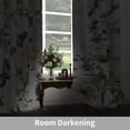 thumbnail image 3 of Lfeey Spring Watercolor Floral Blackout Curtains for Bedroom, Insulation and Noise Reduction Room Darkening, 52x84 inch, 2 Pcs, 3 of 6