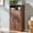 Brown, variant on Modern Small Corner Cabinet with Adjustable Shelf and Magnetic Push Latch, 32" H Corner Storage Cabinet for Bathroom, Living Room and Kitchen, Natural Oak