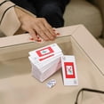 thumbnail image 4 of 2 Sets Poker Mahjong Cards Chinese Mahjong Portable Cards for Travel Camping, 4 of 6