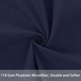 thumbnail image 5 of Unique Bargains 2 Packs Brushed Microfiber Body Pillowcase Navy Blue 20" x 72", 5 of 8