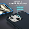 thumbnail image 5 of Entronix Heavy Duty Case Designed for iPhone 13 Shockproof Triple Layer Rugged Case, Blue, 5 of 9