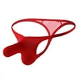 thumbnail image 3 of Nnhblu Men's Underwear Elastic Fit Low Waist T-Shirt Underwear Mens Underwear Briefs Red Mens Briefs - M, 3 of 3