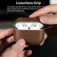 thumbnail image 3 of Funda Belemay Crazy Horse para AirPods Pro (2.ª generación), piel, color marrón, 3 of 9