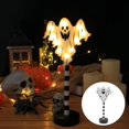 thumbnail image 1 of Halloween Ambient Light LED Pumpkin Ghost Skull 12Inch Wooden Detachable Decorative Night Lights, 1 of 6