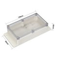 thumbnail image 4 of 158*90*46mm Electronic ABS Plastic DIY Junction Box Enclosure Case w Cover, 4 of 4