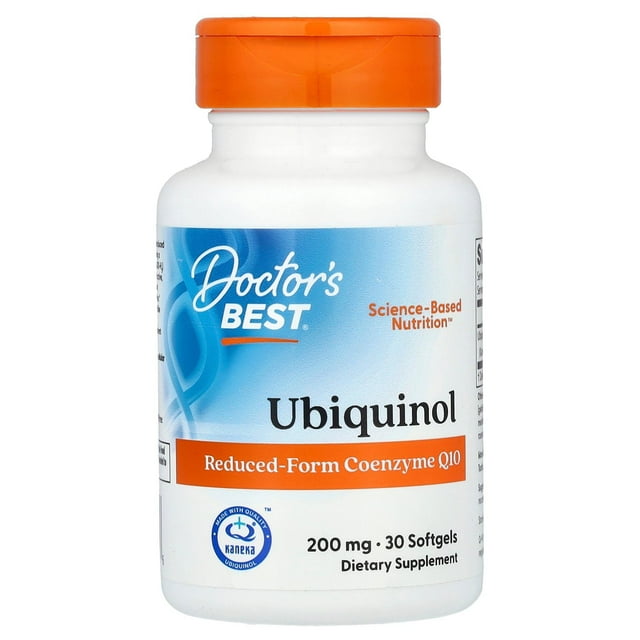 Ubiquinol Kaneka QH de Supplement Doctors Best, 200 mg, 30 cápsulas blandas