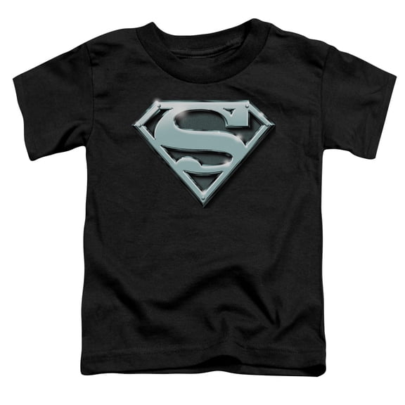 Superman - Chrome Shield - Toddler Short Sleeve Shirt - 4T