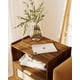 thumbnail image 4 of Mesa de Noche Veegle Marrón Nogal con Cajón y Estante, 4 of 8