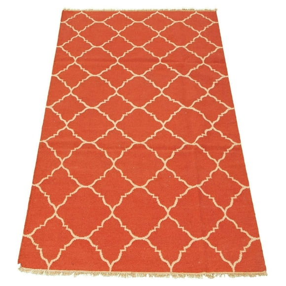 ECARPETGALLERY Tapis Fait à la Main pour Salon, Salle à Manger et Chambre à Coucher Transitionnel Collection Ankara 5'4" x 7'11" en Brun