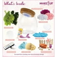 thumbnail image 3 of Mermaid Light Up Terrarium Kit for Kids - DIY Crystal Growing Night Light Craft Set - Perfect Birthday Gift for Girls Ages 4-12, 3 of 5