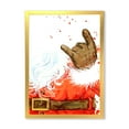 thumbnail image 3 of Designart Christmas Holiday Fancy Santa Claus VI Traditional Framed Wall Art, 3 of 4