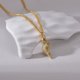 thumbnail image 1 of Zhuge Colgante de collar hecho a mano, collar con colgante de caracol personalizado (oro), 1 of 5