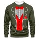 thumbnail image 1 of Sudaderas sin capucha para hombre, estilo casual, con estampado de moda, sudadera de manga larga, blusas de manga larga con cuello redondo, camisas, blusas para hombre, poliéster, 1 of 2