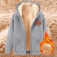 thumbnail image 4 of Veste à Capuche Zippée Chaude pour Femmes pour un Usage Quotidien Décontracté en Automne et Hiver, 4 of 4