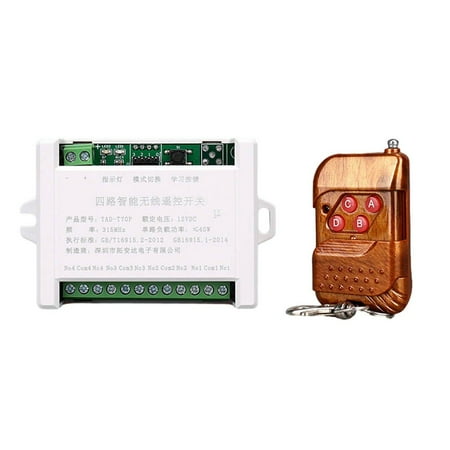 

Dc 12V 24V Rf Wireless Remote Control Switch Motor Radio Receiver Remote Control