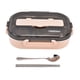thumbnail image 1 of Fiambrera portátil de acero inoxidable 304 para niños, fiambrera Bento de cuatro compartimentos de 1,3 l con cuenco para sopa, palillos, cuchara rosa Jadeshay moderno, 1 of 5