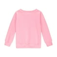 thumbnail image 6 of ZOYOEN Girls Trendy Sweatshirt- Casual Long Sleeve Crewneck Pullover Tops Pink Size 8, 6 of 6