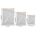 100 Resealable Ziplock Bags, Clear Poly Plastic Baggies for Small