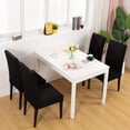 thumbnail image 2 of Kitchen Chair Slipcovers Stain-Resistant Chair Cover Universal Spandex Chair Covers Removable Washable Dining Chair Protector Chair Slip Cover for Hotel,Dining Room,Wedding,Home Chair Covers Set of 4, 2 of 7