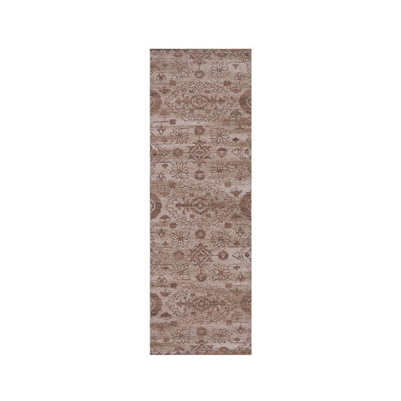 Better Homes & Gardens 2.5' x 8' Arty Medallion Runner, Brown