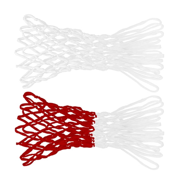 CRILSTYLEO White Nylon Basketball Net for Outdoor Rim, Weather-Resistant Hoop Netting, 1 Piece