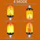 thumbnail image 2 of 2 Pack E27 LED Flame Light Bulbs 4 Modes with Light Bulb138*65mm, 2 of 5