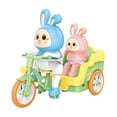 thumbnail image 4 of Juguete lindo del eléctrico del conejo, juguetes electrónicos del conejo de los niños para los regalos de cumpleaños de los niños de 3 4 5 6 Azul, 4 of 8