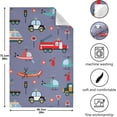 thumbnail image 5 of Cartoon Rescue Car Team Dish Towels 4 Pack, Helicopter Police Car Washable Tea Towels Dishcloths Lint-Free 18x28 Inch Fast Drying for Kitchen Restaurant Bar Clean, 5 of 7