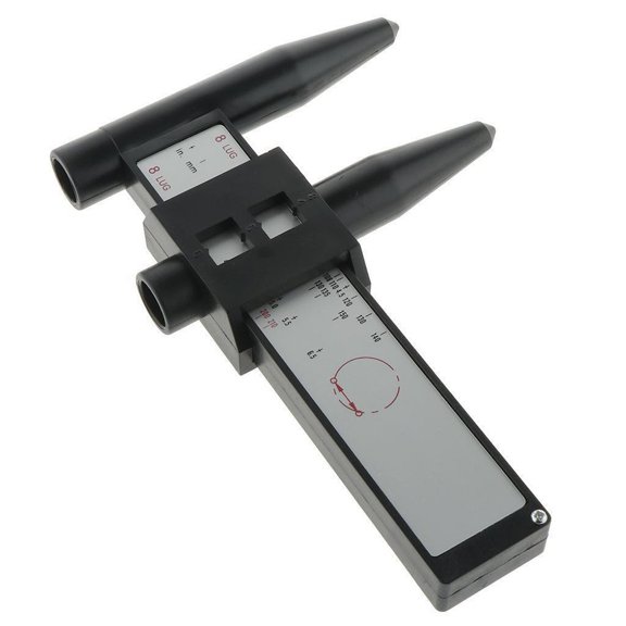 Wheel Rim Bolt Pattern Measure Gauge Tool Common 4 5 6 8 Lug Car PCD Ruler