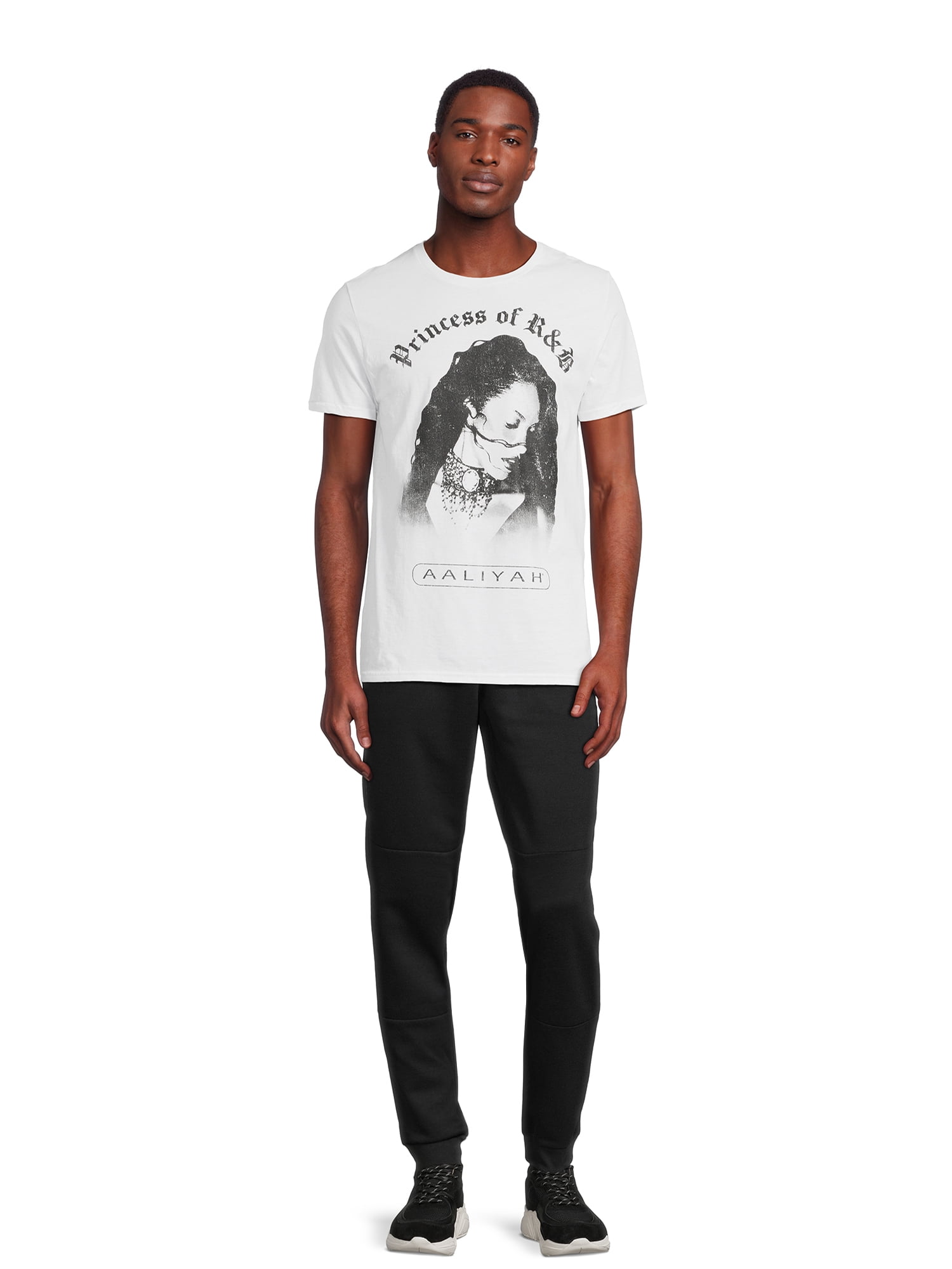 Rock Off Aaliyah Trippy – Maglietta Ufficiale Uomo Unisex, Cotone, Taglia X-Large