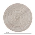 thumbnail image 2 of Bangcool Table Mat Braided Round Heat Insulation Linen Dining Mat Place Mat for Kitchen, 2 of 10