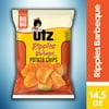 14.5 oz Utz Ripples Barbeque Potato Chips