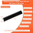 thumbnail image 2 of Barras Flavorizer QuliMetal 15,3 cm para Weber Spirit E-310, 2 of 6