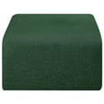 thumbnail image 5 of Meridian Furniture Arc Green Boucle Fabric Ottoman, 5 of 7