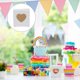 thumbnail image 2 of 50 Pcs Square Kraft Paper Candy Boxes PVC Transparent Heart-shaped Window Cupcake Favor Boxes Wedding Party Accessories (White), 2 of 4