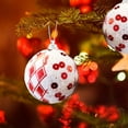 thumbnail image 2 of Christmas Balls Ornaments YgkuHd 6 PCS 2.36In Plastic Christmas Ornaments Hanging Pendants Indoor Year Christmas Party Tree Decoration Christmas Balls, 2 of 4