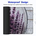 thumbnail image 4 of Ergonomic Mouse Pad with Gel Wri Support for Home Office Efficient Working, Non-Slip fortable Mousepad for Easy Typing Pain Relief Wooden Ruic Purple Flowers, 4 of 6