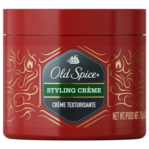 Old Spice Mens Hair Styling Cream, Medium Hold, 2.64 oz