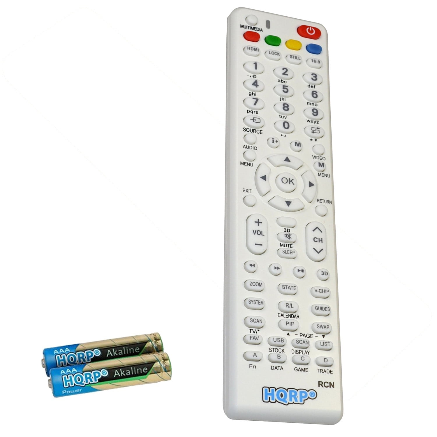 HQRP Remote Control for Haier LE46H32800, LE46H32800B, LE50F2280