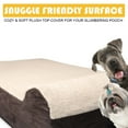 thumbnail image 6 of Kopeks Orthopedic Memory Foam Dog Bed, Brown, X-Large, 50"L x 34"W x 7"H, 6 of 6