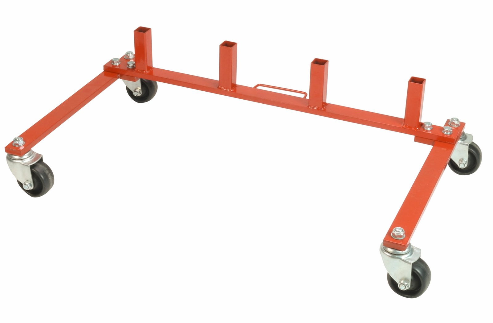 (4) Dragway Tools® 12in. 1500lb. Hydraulic Wheel Dolly Positioning Jacks & Stand
