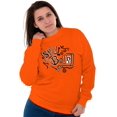 thumbnail image 3 of Cute Spell Bound Halloween Witch Women Plus Size Sweatshirt Brisco Brands 2X, 3 of 6