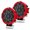 2pc red shell, variant on 2pcs 7 inch 51W Led Work Lights, 12V-24V Round Off-road Lights for Tractor, Car