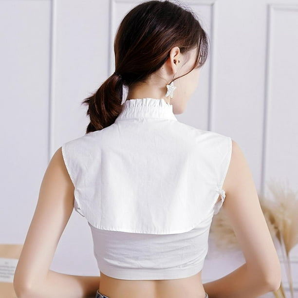Falso cuello camisa mujer best sale
